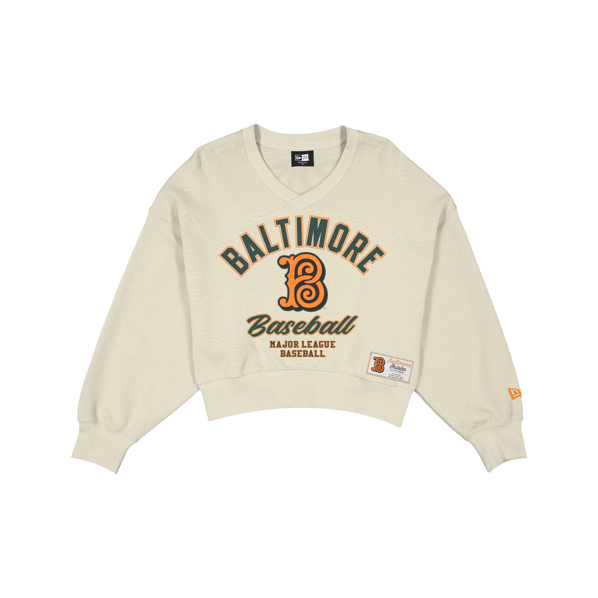 Baltimore Orioles 2026 City Connect Women's Cropped Crewneck