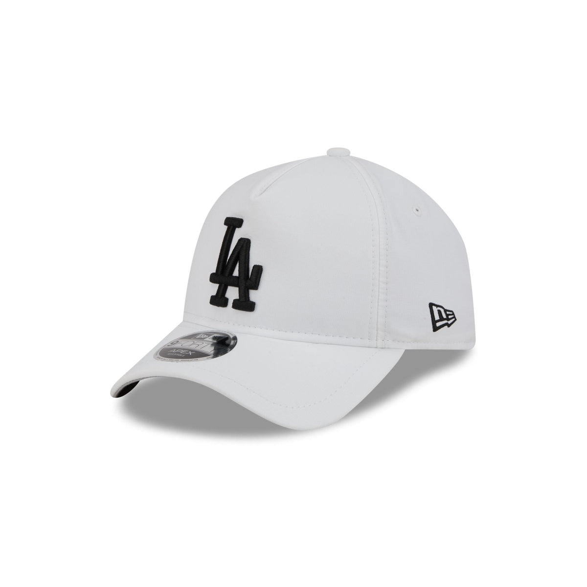 Los Angeles Dodgers White 9FORTY APEX Snapback Hat