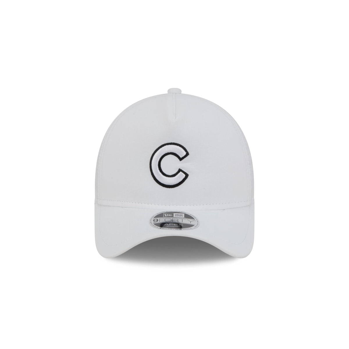 Chicago Cubs White 9FORTY APEX Snapback Hat