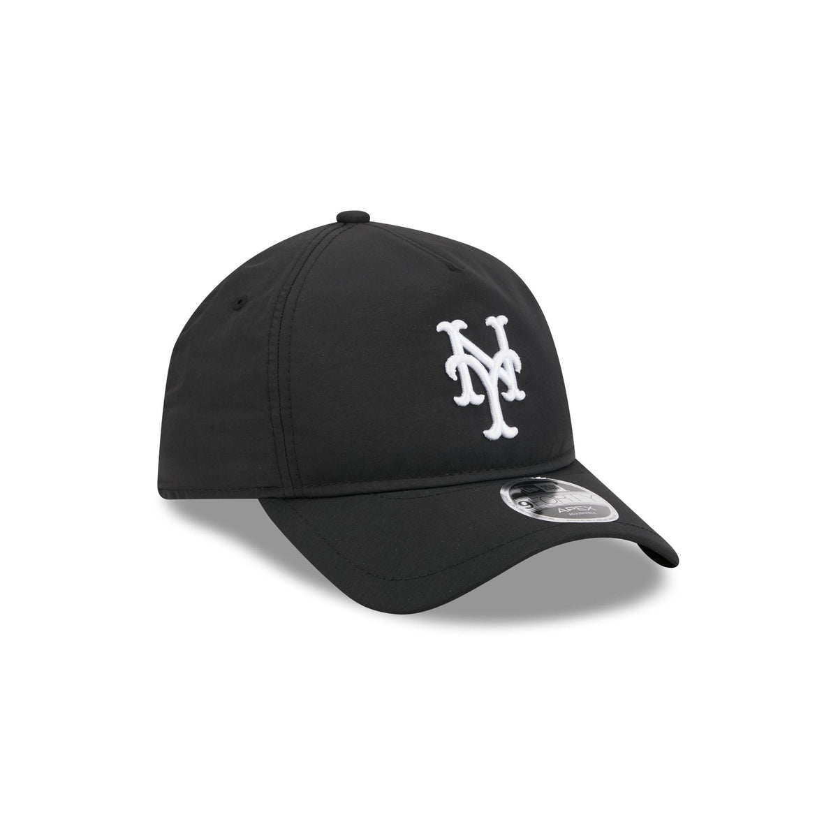 New York Mets Black 9FORTY APEX Snapback Hat