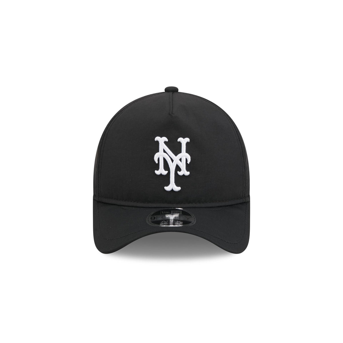 New York Mets Black 9FORTY APEX Snapback Hat