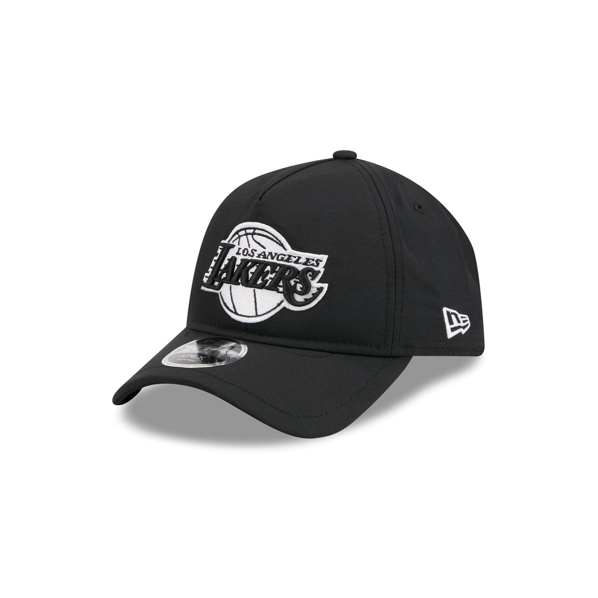 Los Angeles Lakers Black 9FORTY APEX Snapback Hat