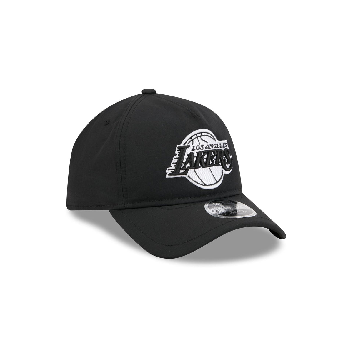 Los Angeles Lakers Black 9FORTY APEX Snapback Hat