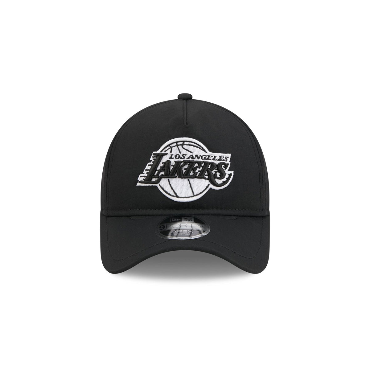 Los Angeles Lakers Black 9FORTY APEX Snapback Hat