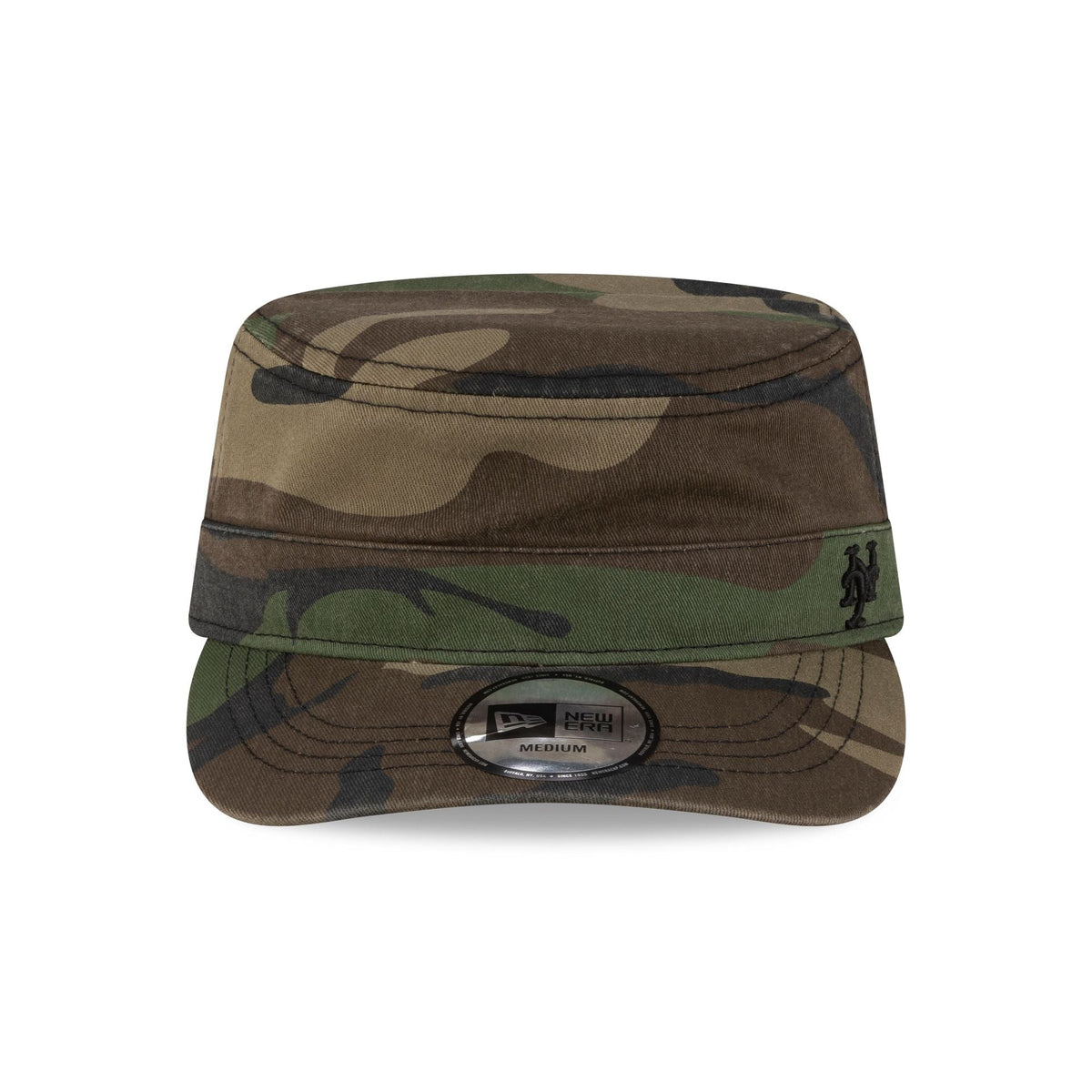 New York Mets Woodland Camo Military Cap