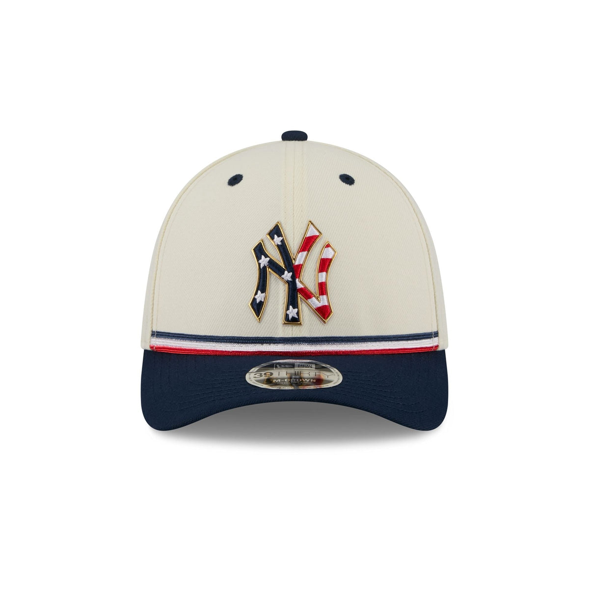 New York Yankees Independence Day 2026 39THIRTY M-Crown Stretch Fit Hat