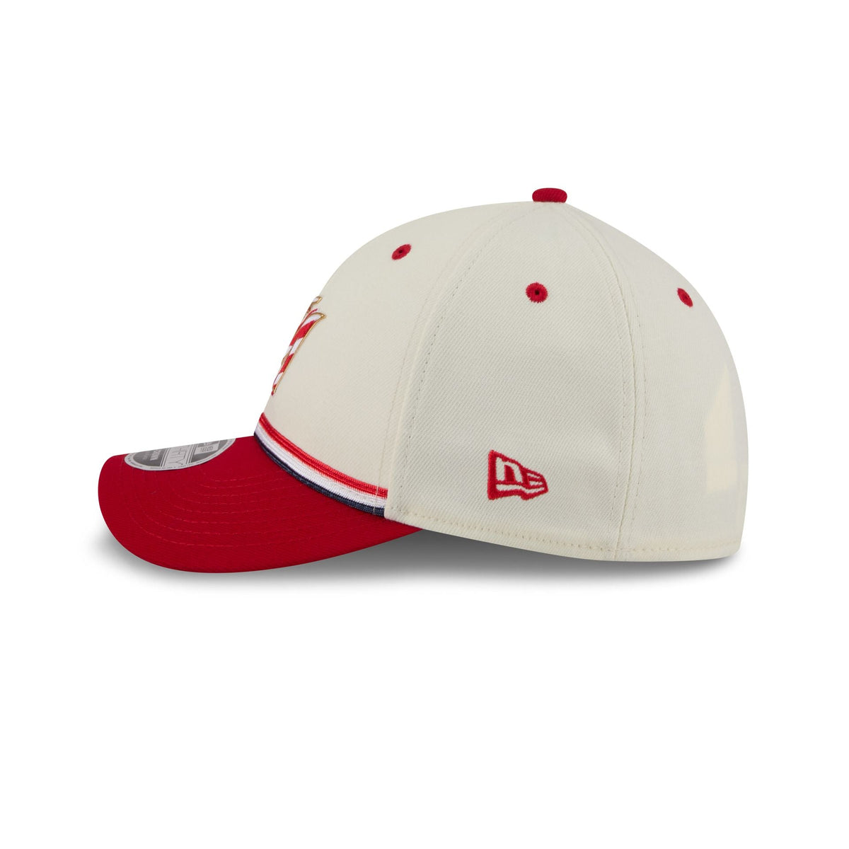 Miami Marlins Independence Day 2026 39THIRTY M-Crown Stretch Fit Hat