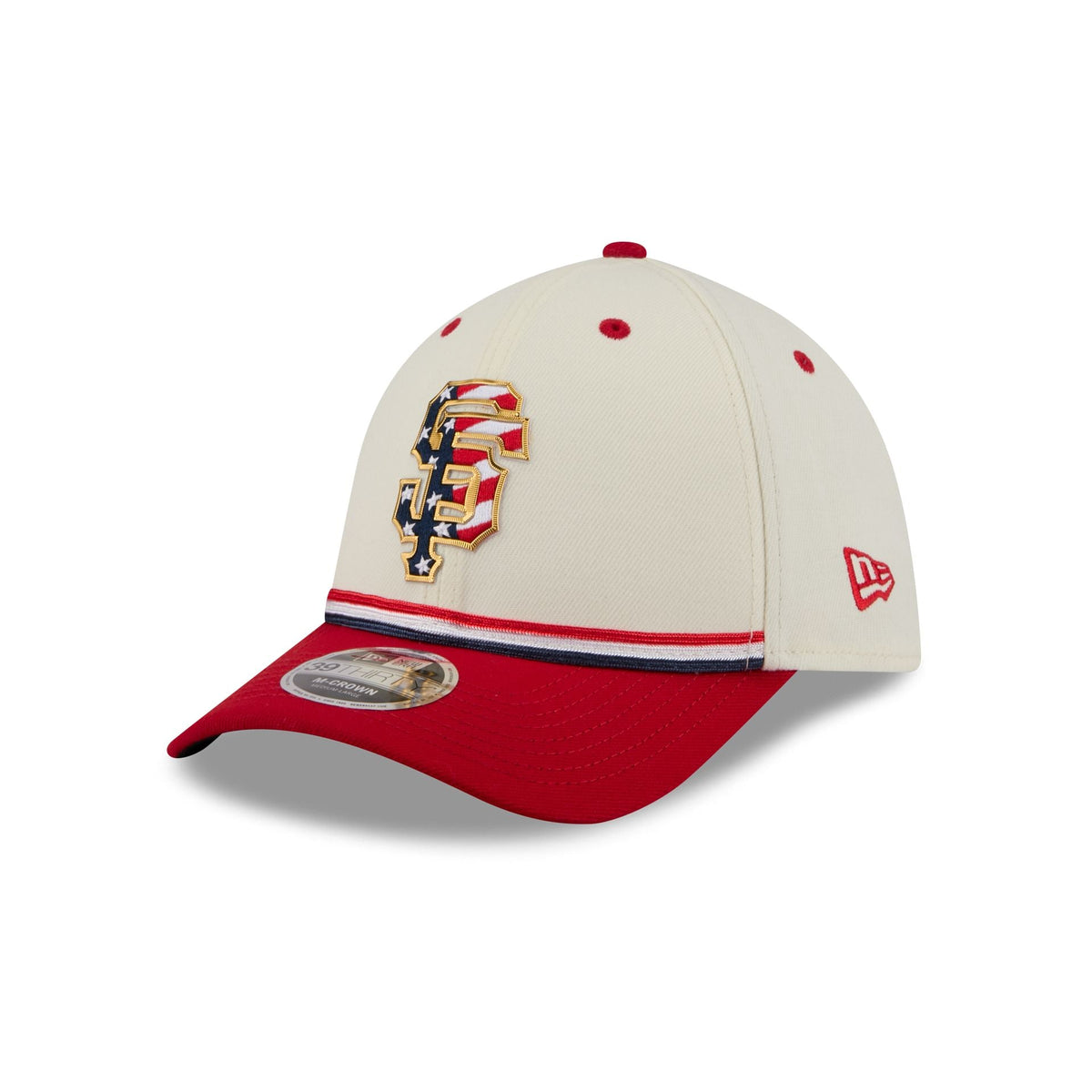 San Francisco Giants Independence Day 2026 39THIRTY M-Crown Stretch Fit Hat