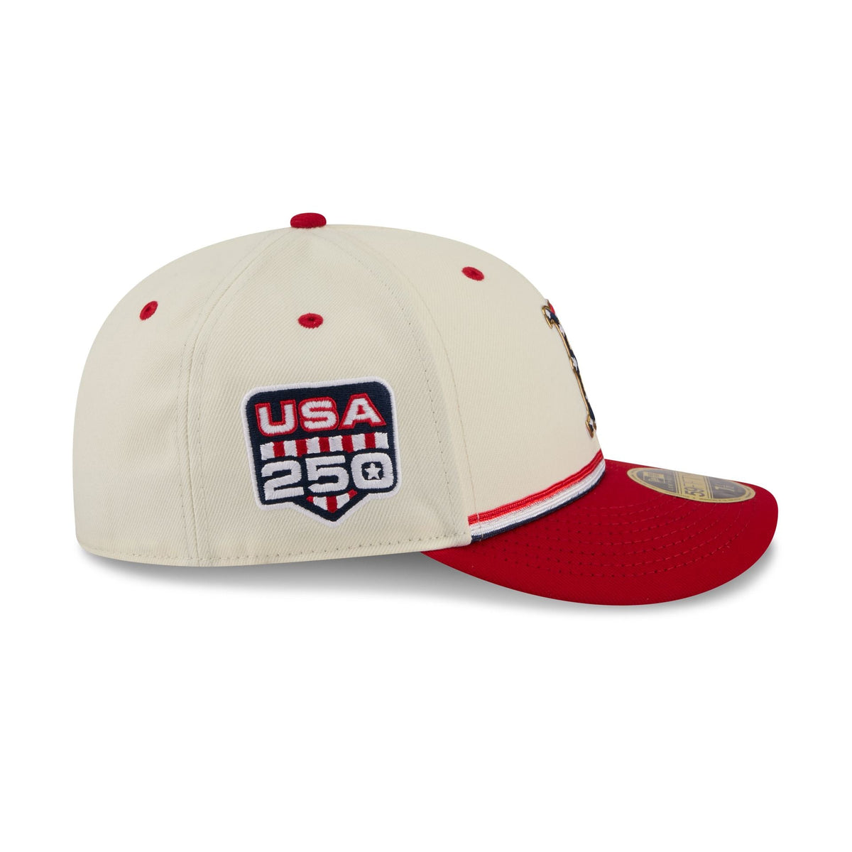 Boston Red Sox Independence Day 2026 Low Profile 59FIFTY Fitted Hat