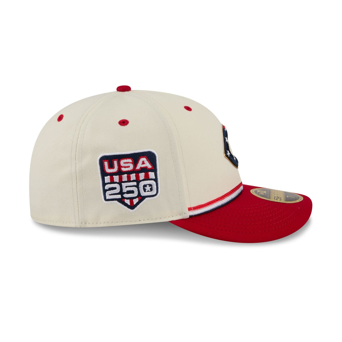 Cincinnati Reds Independence Day 2026 Low Profile 59FIFTY Fitted Hat
