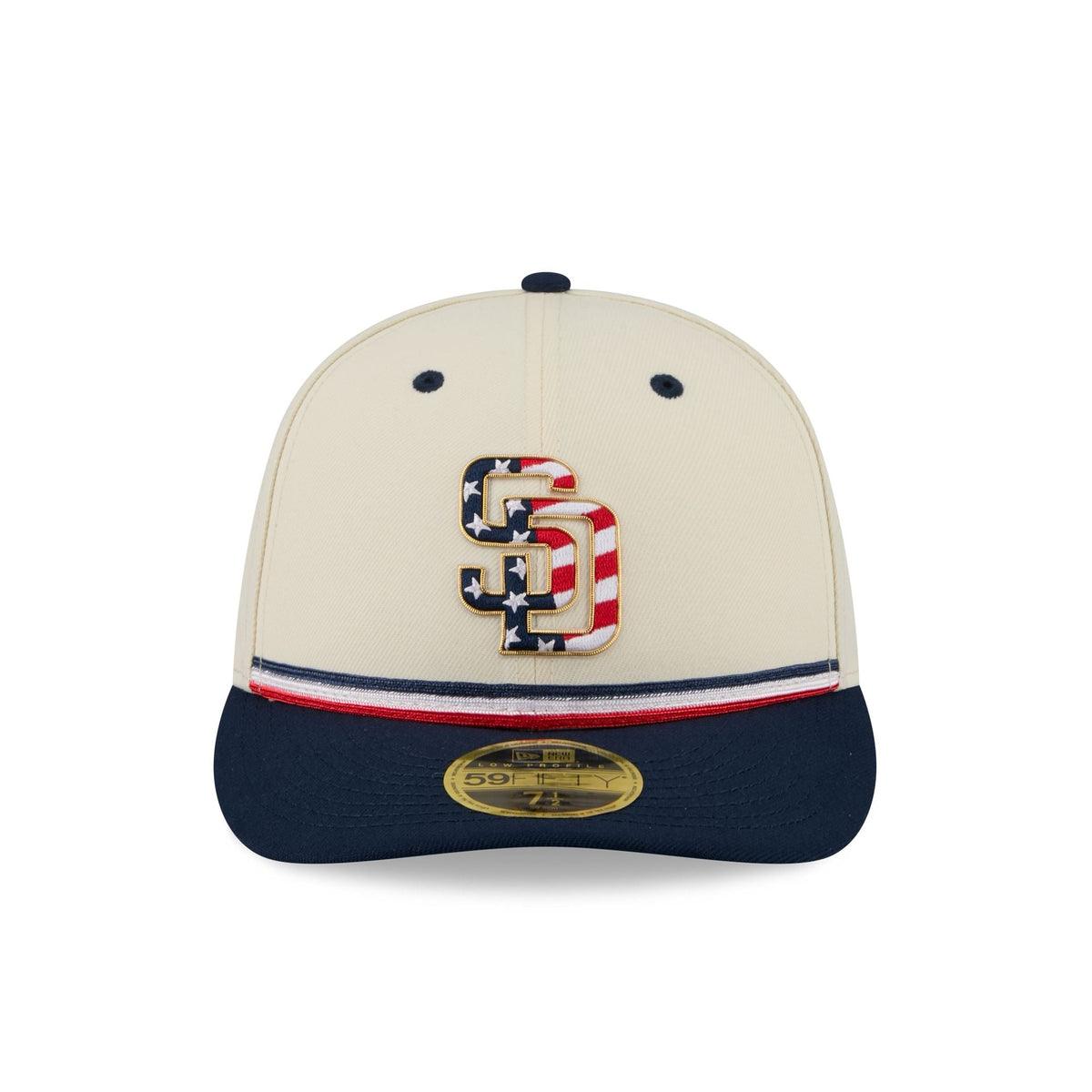 San Diego Padres Independence Day 2026 Low Profile 59FIFTY Fitted Hat