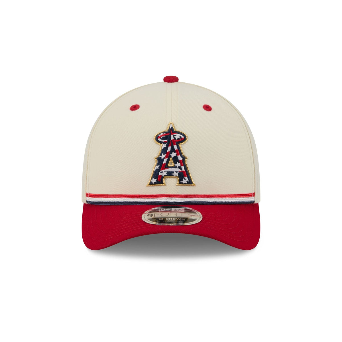 Los Angeles Angels Independence Day 2026 9FORTY M-Crown Snapback Hat
