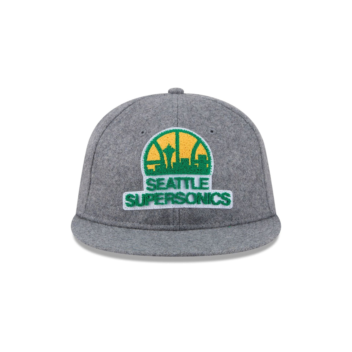 Seattle Supersonics Chenille Woven Retro Crown 9FIFTY Adjustable Hat