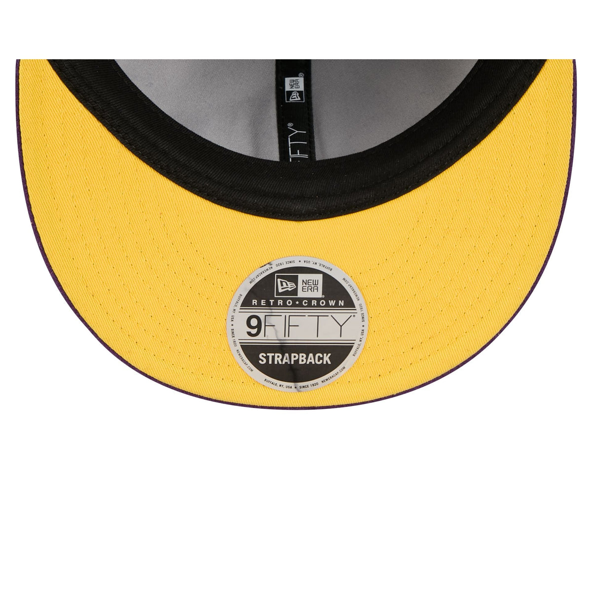 Los Angeles Lakers Chenille Woven Retro Crown 9FIFTY Adjustable Hat