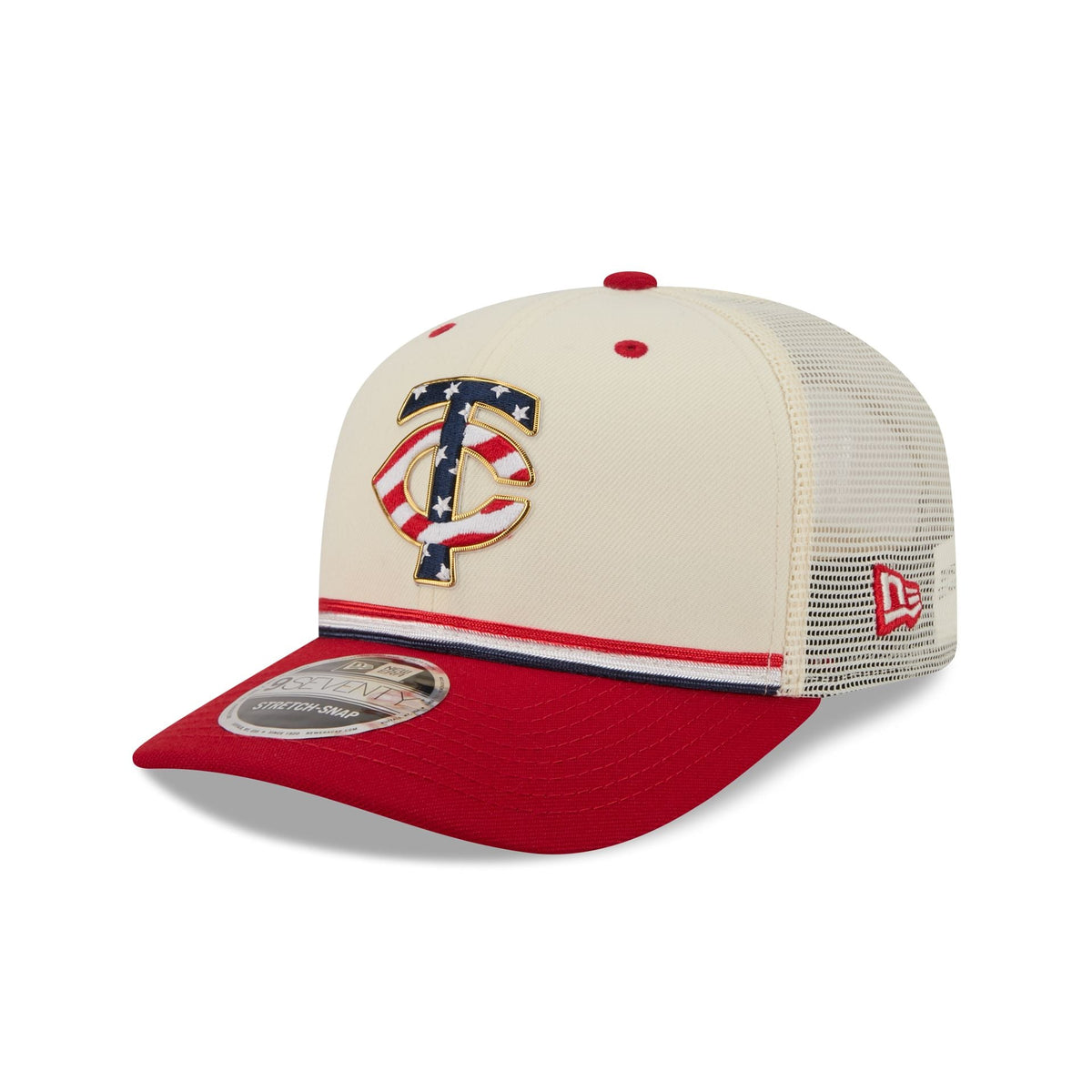 Minnesota Twins Independence Day 2026 9SEVENTY Trucker Hat