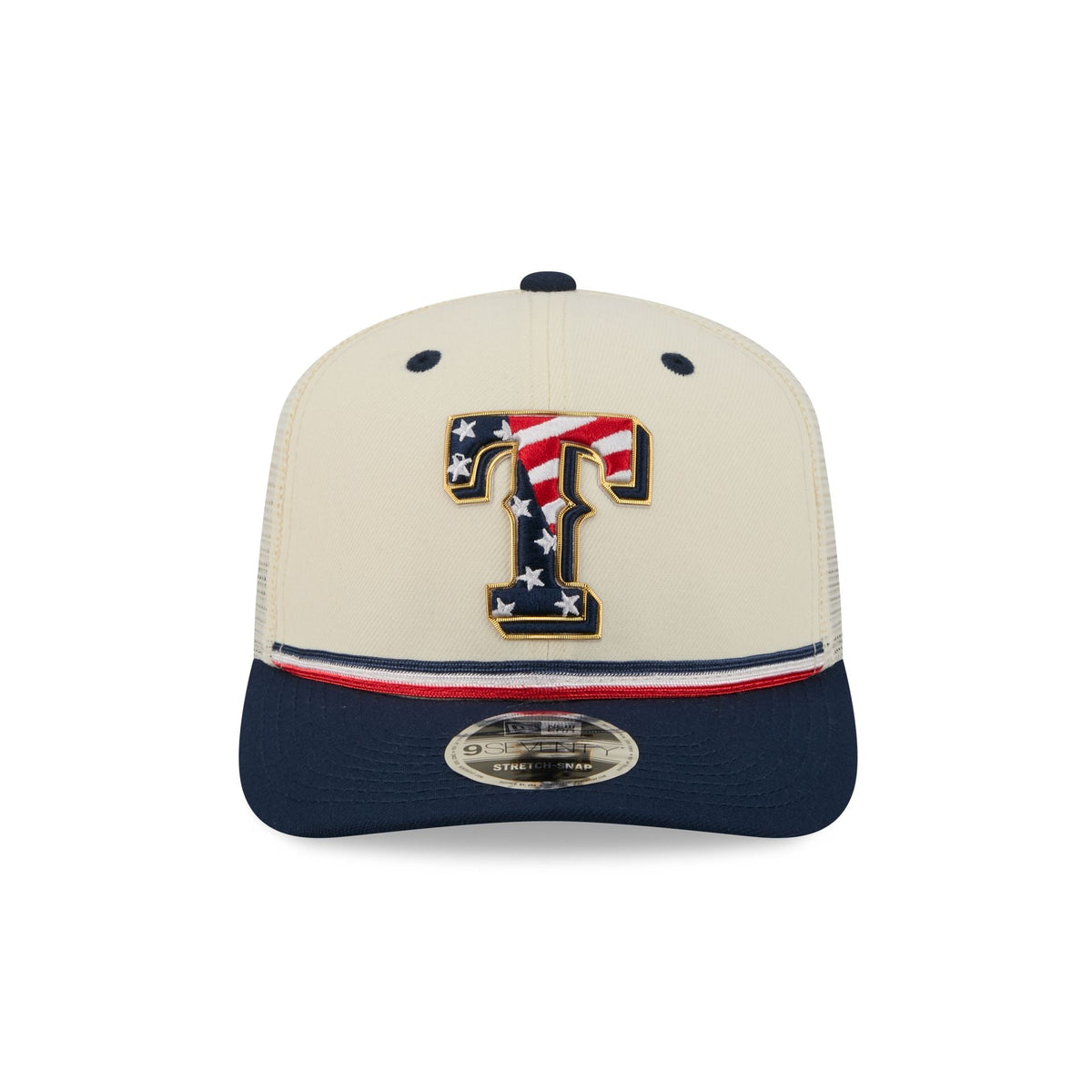 Texas Rangers Independence Day 2026 9SEVENTY Trucker Hat