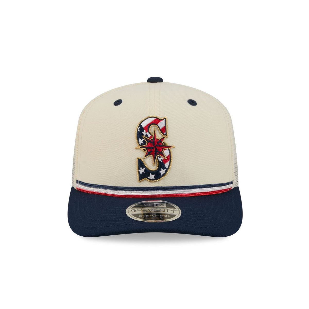 Seattle Mariners Independence Day 2026 9SEVENTY Trucker Hat