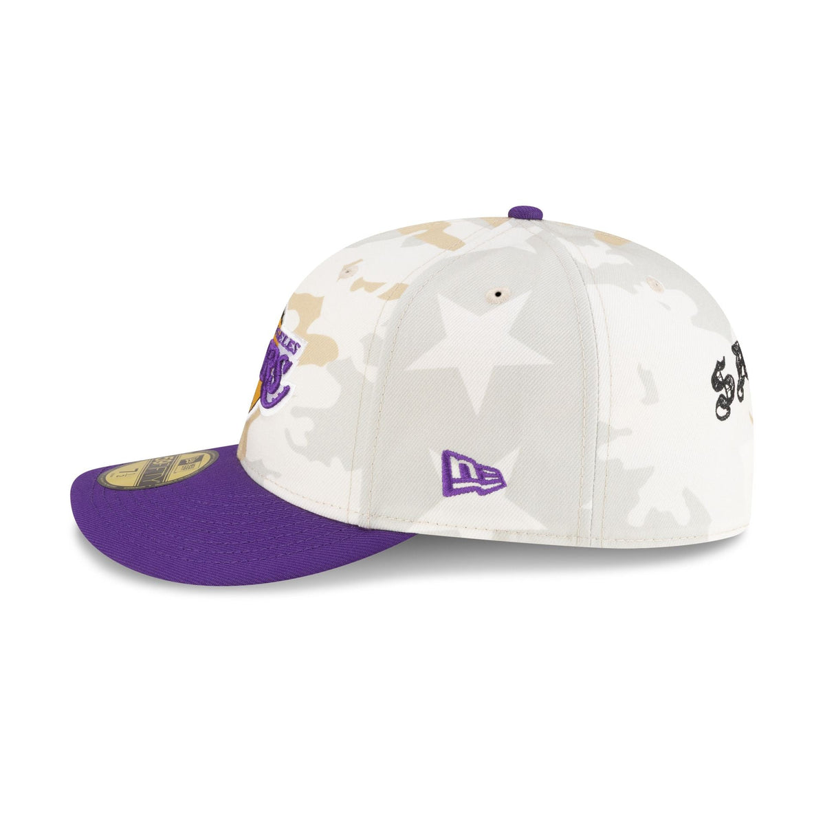 Savior Worldwide x Los Angeles Lakers Chrome 59FIFTY Fitted Hat