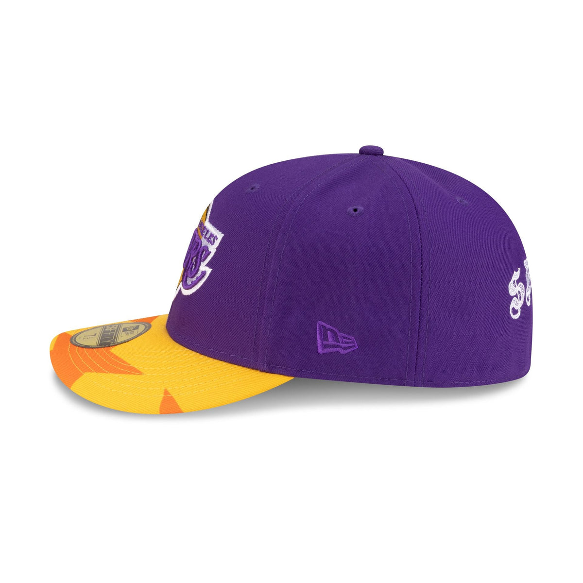 Savior Worldwide x Los Angeles Lakers Purple 59FIFTY Fitted Hat