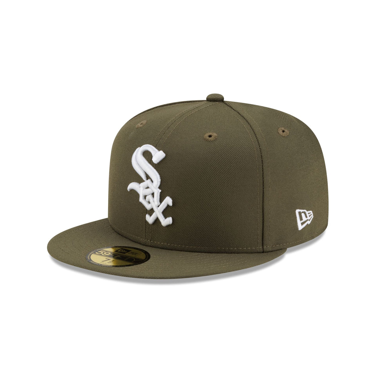 Chicago White Sox Basic Olive Green 59FIFTY Fitted Hat