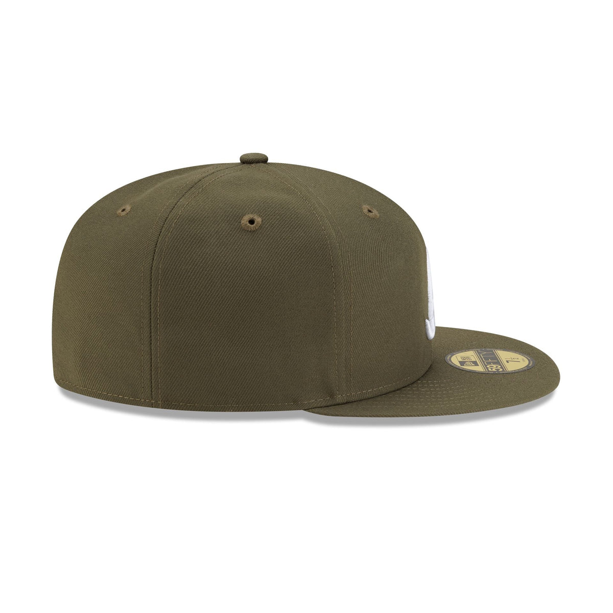 Atlanta Braves Basic Olive Green 59FIFTY Fitted Hat