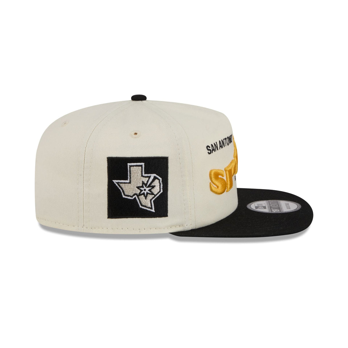 San Antonio Spurs Conference Script Chrome White 19TWENTY Adjustable Hat