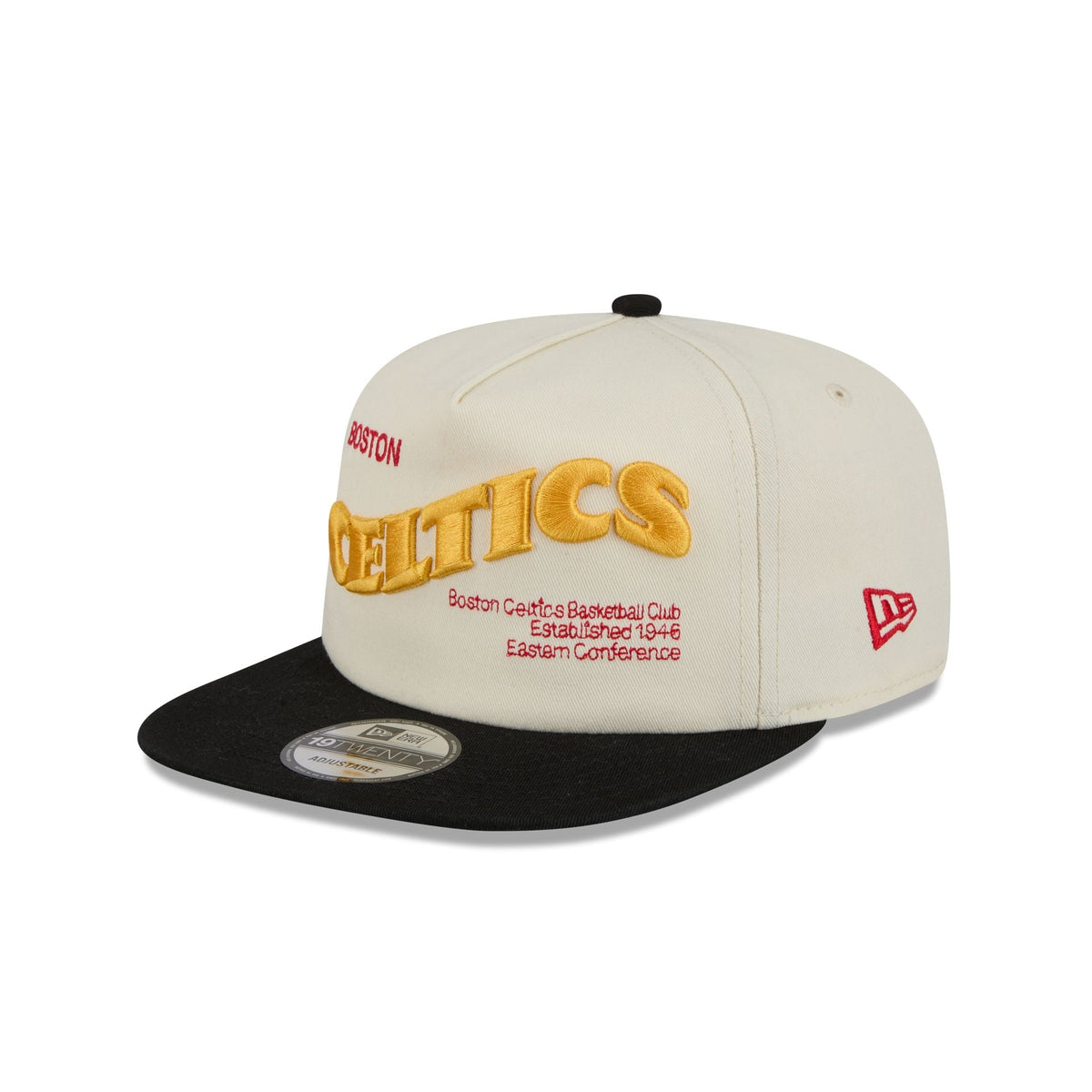 Boston Celtics Conference Script Chrome White 19TWENTY Adjustable Hat