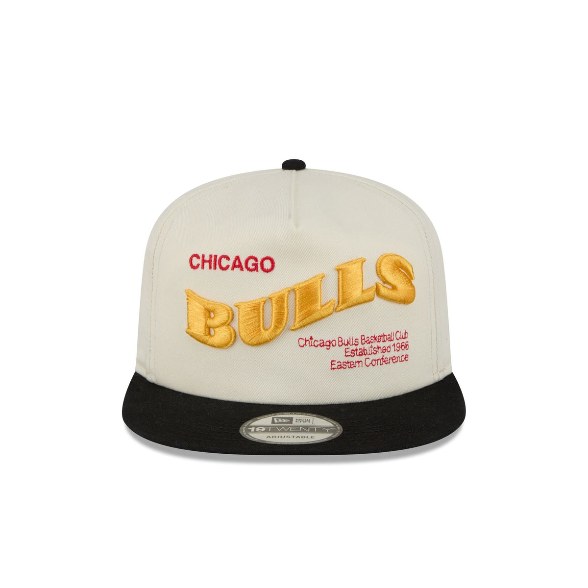 Chicago Bulls Conference Script Chrome White 19TWENTY Adjustable Hat