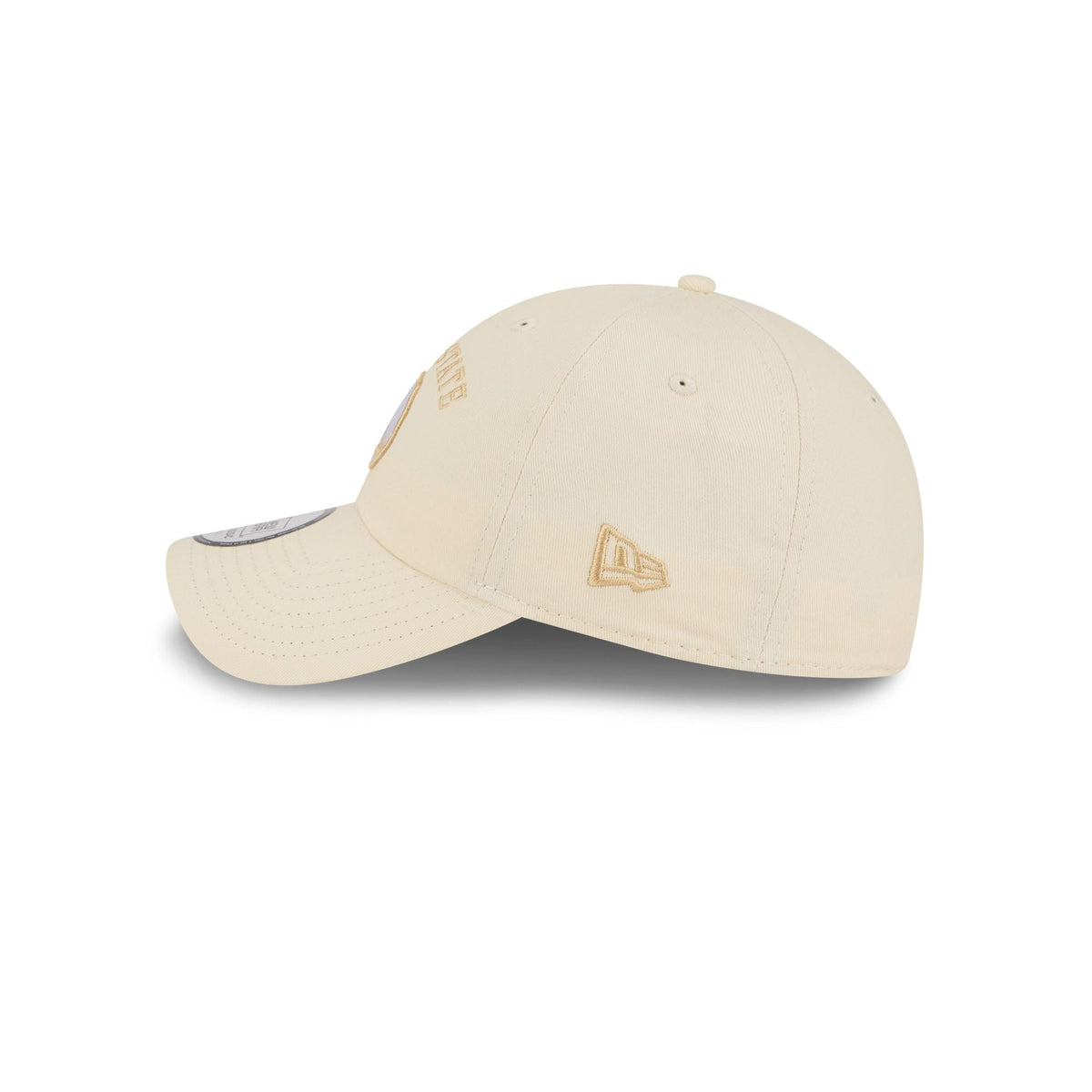 Golden State Warriors Team Logo Cream Casual Classic Adjustable Hat