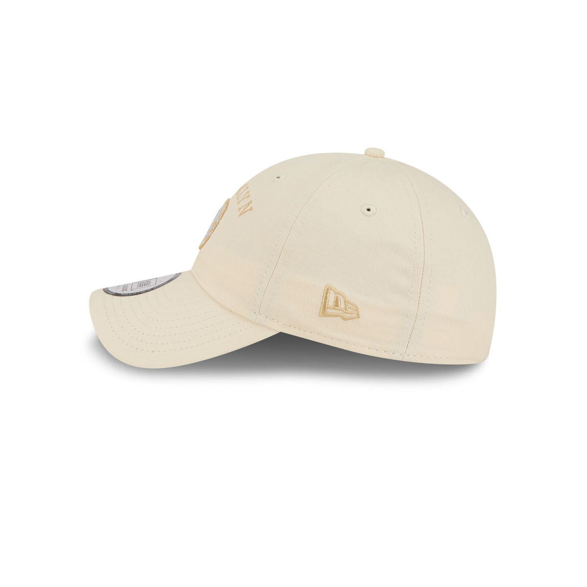 Brooklyn Nets Team Logo Cream Casual Classic Adjustable Hat