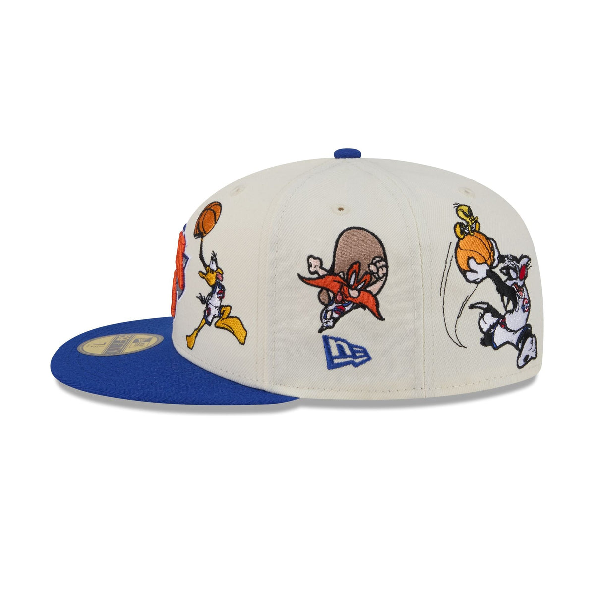 Space Jam x New York Knicks Tune Squad Chrome White 59FIFTY Fitted Hat