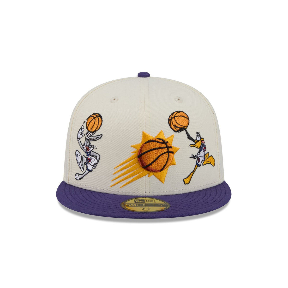 Space Jam x Phoenix Suns Tune Squad Chrome White 59FIFTY Fitted Hat
