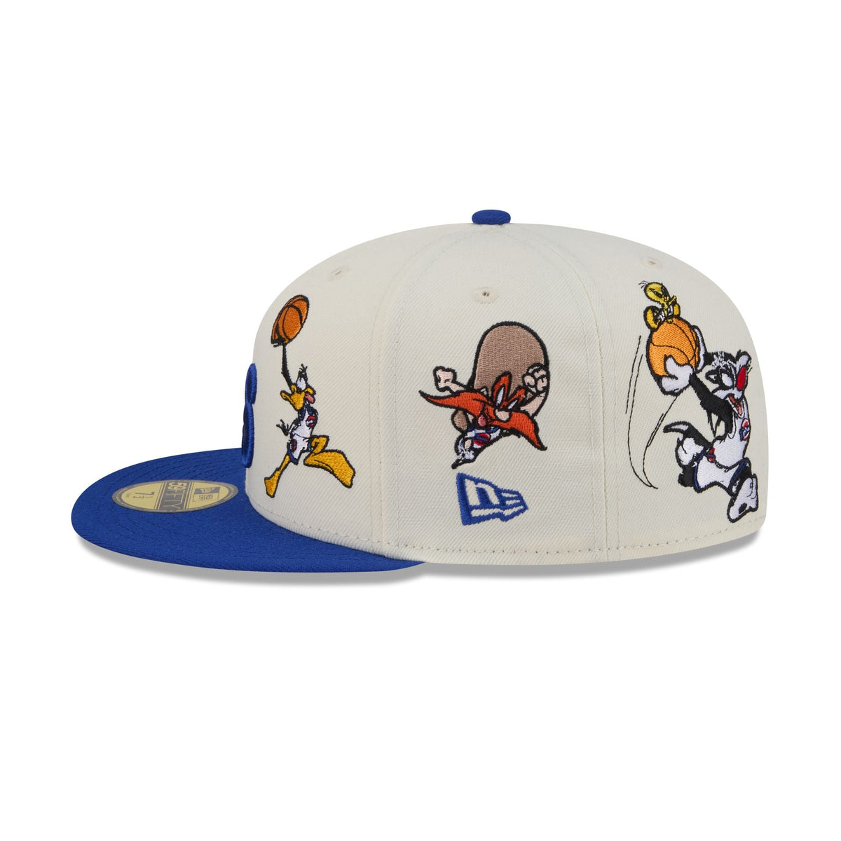 Space Jam x Philadelphia 76ers Tune Squad Chrome White 59FIFTY Fitted Hat