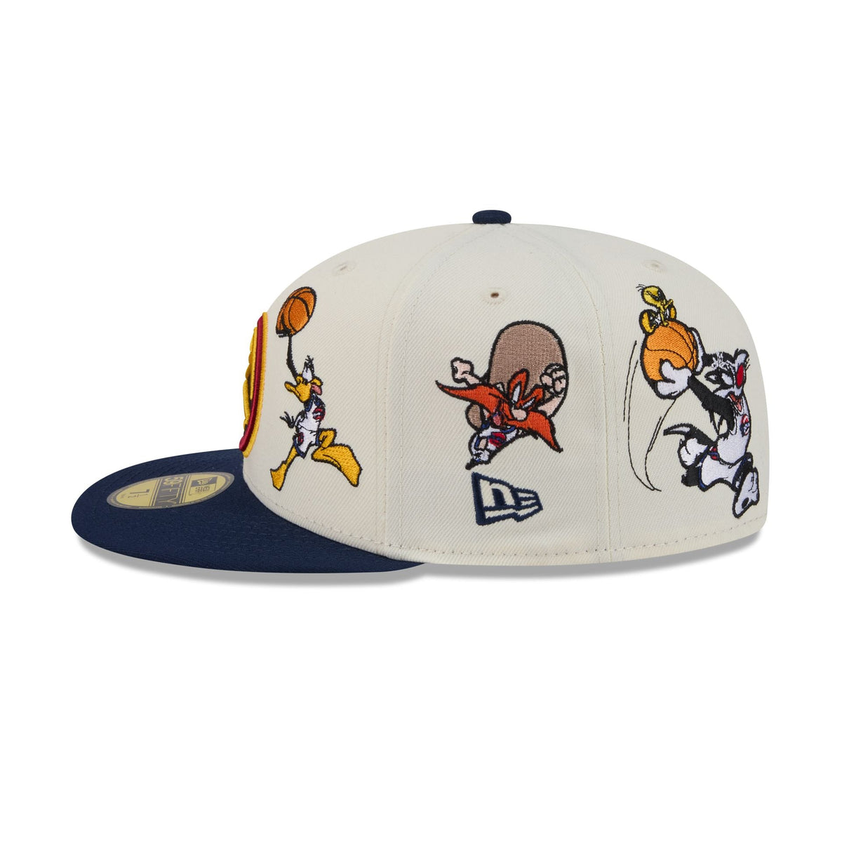 Space Jam x Denver Nuggets Tune Squad Chrome White 59FIFTY Fitted Hat