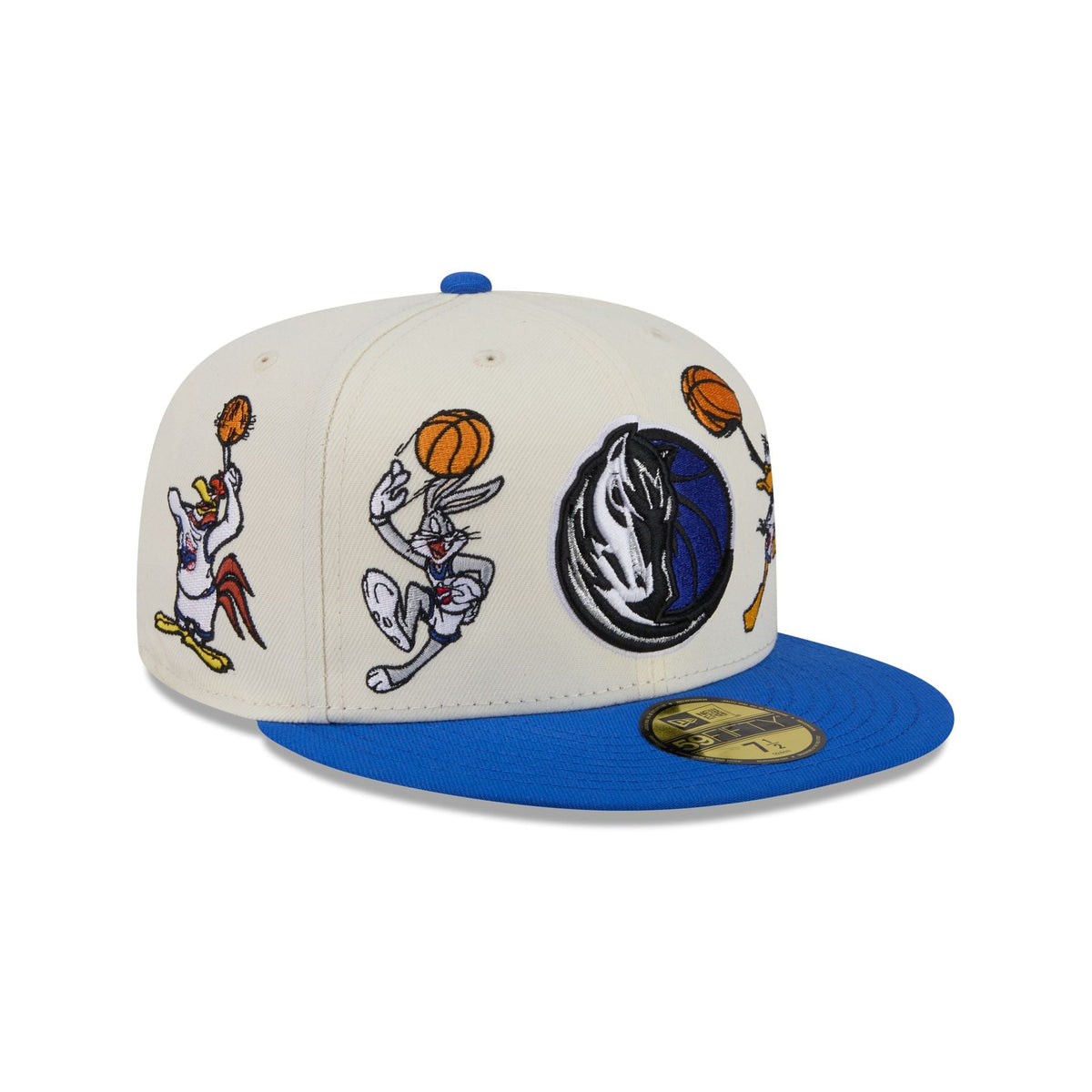 Space Jam x Dallas Mavericks Tune Squad Chrome White 59FIFTY Fitted Hat