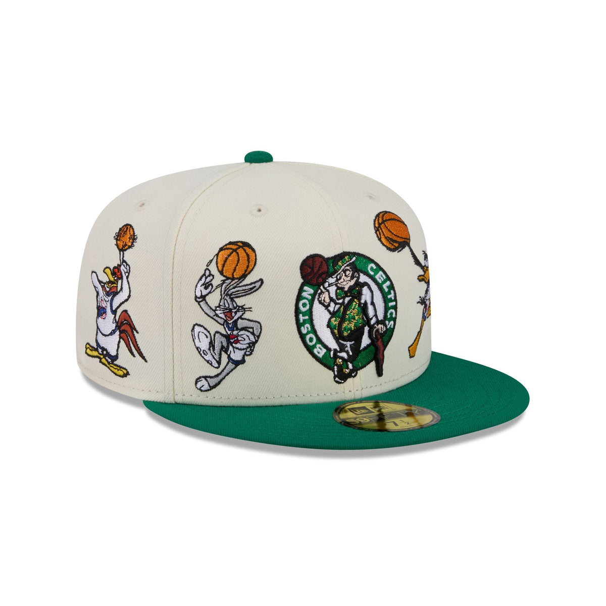 Space Jam x Boston Celtics Tune Squad Chrome White 59FIFTY Fitted Hat