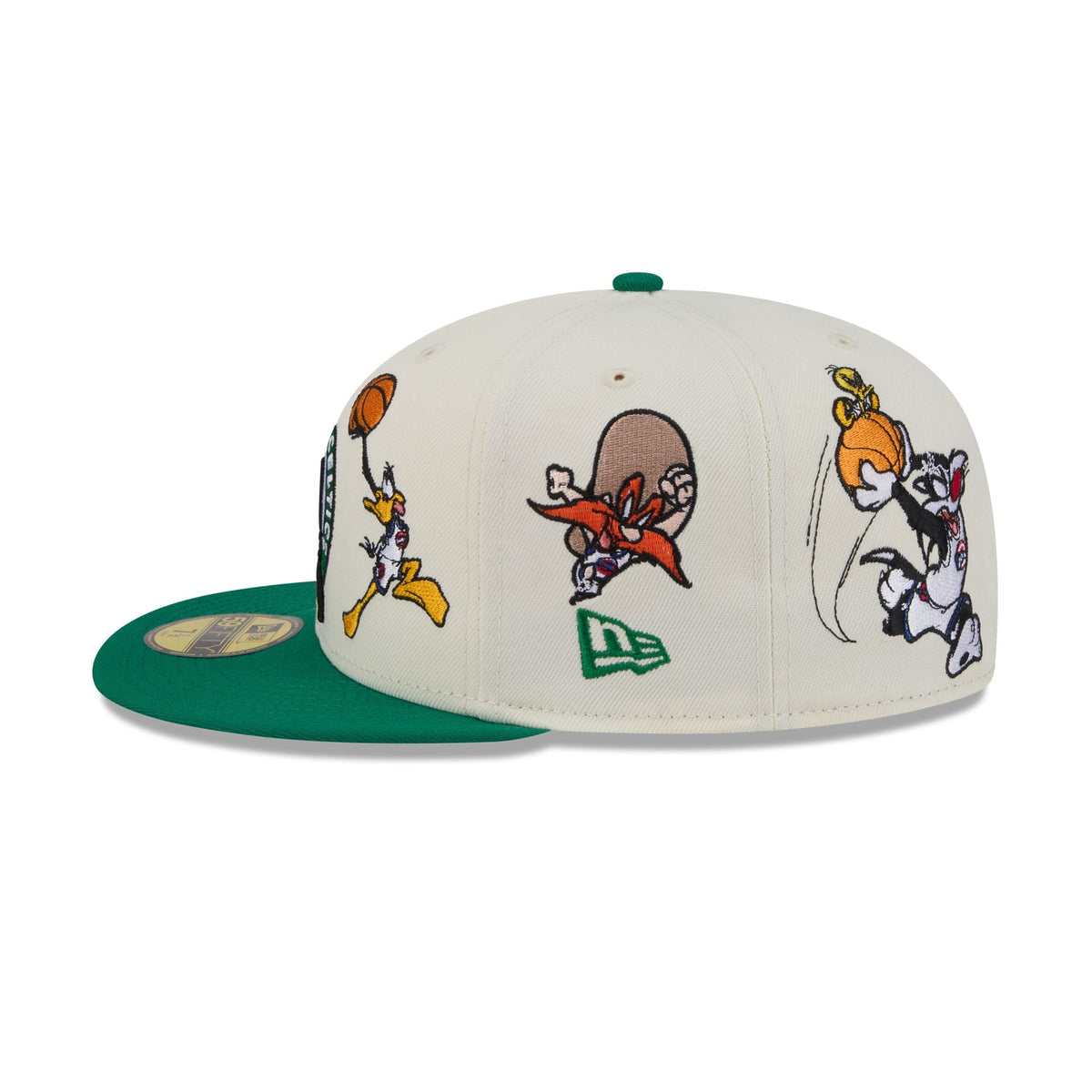Space Jam x Boston Celtics Tune Squad Chrome White 59FIFTY Fitted Hat