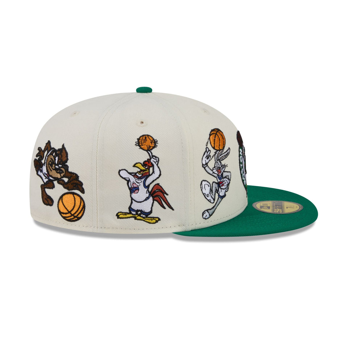 Space Jam x Boston Celtics Tune Squad Chrome White 59FIFTY Fitted Hat