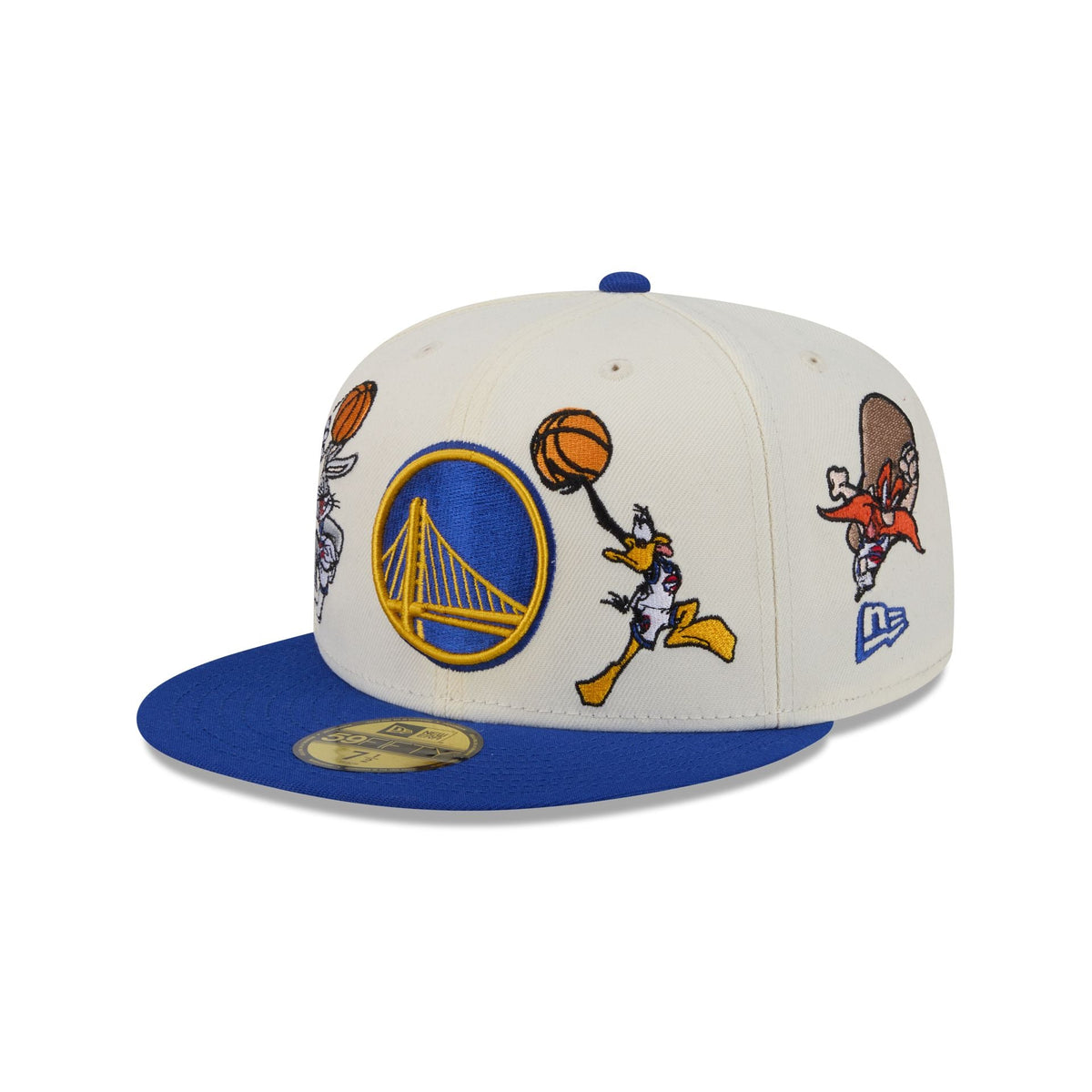 Space Jam x Golden State Warriors Tune Squad Chrome White 59FIFTY Fitted Hat