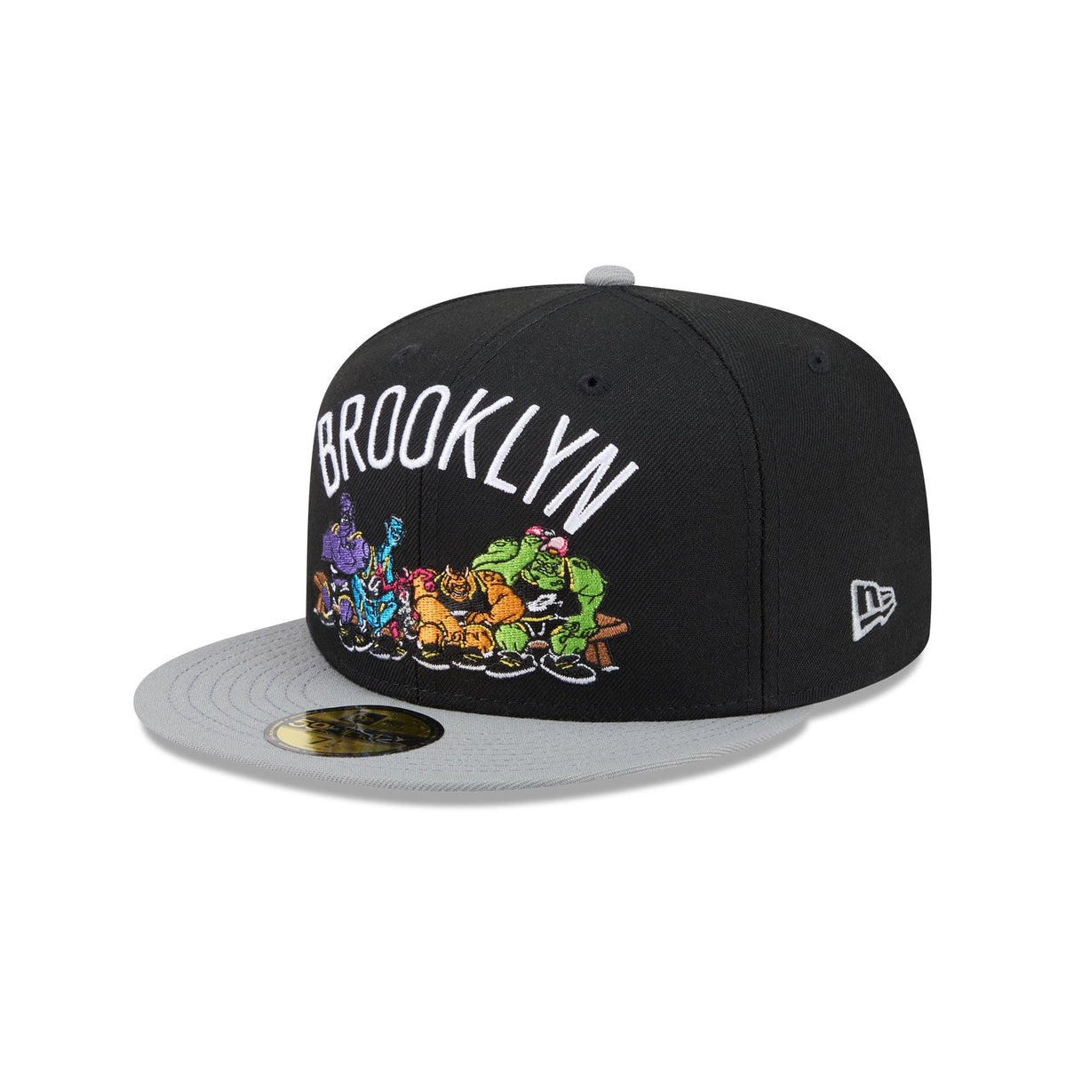 Space Jam x Brooklyn Nets Monstars Black 59FIFTY Fitted Hat