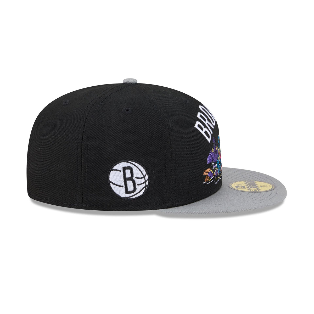 Space Jam x Brooklyn Nets Monstars Black 59FIFTY Fitted Hat