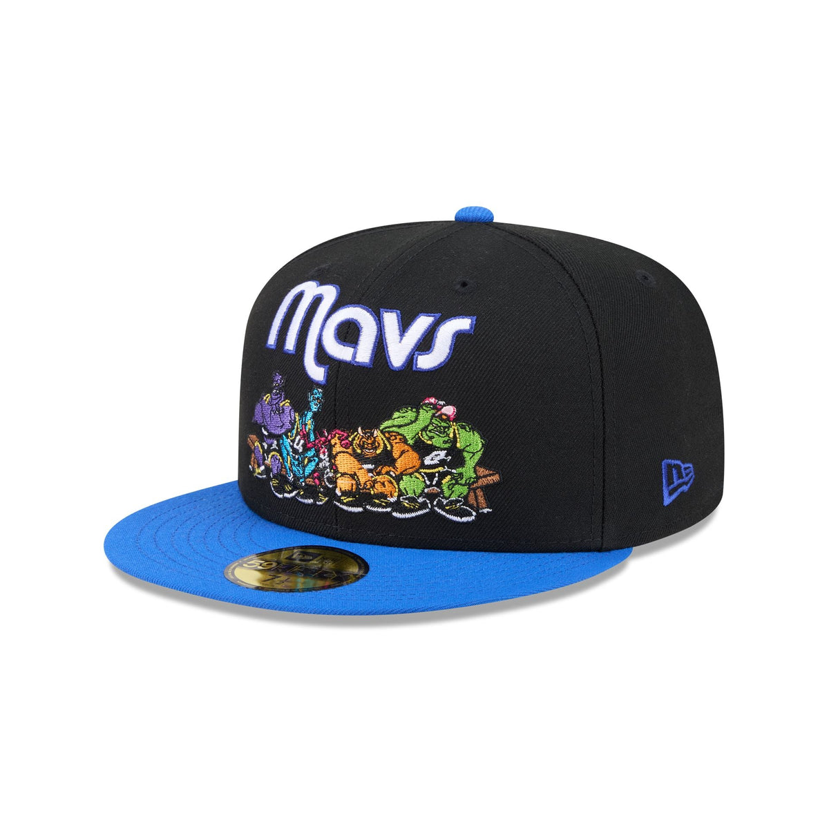 Space Jam x Dallas Mavericks Monstars Black 59FIFTY Fitted Hat