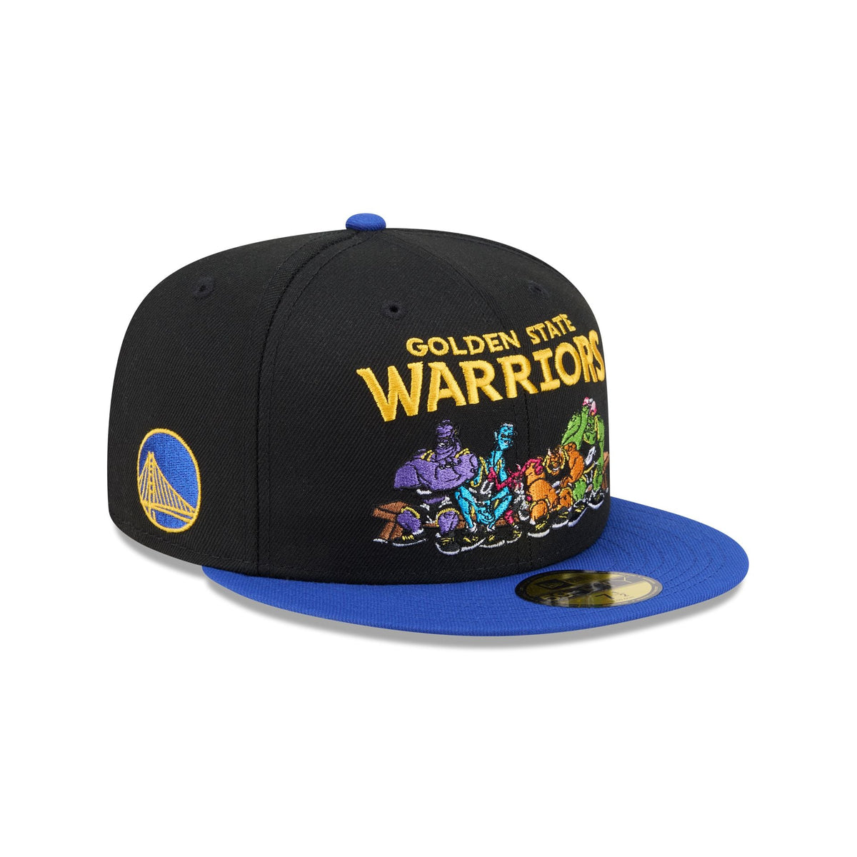 Space Jam x Golden State Warriors Monstars Black 59FIFTY Fitted Hat