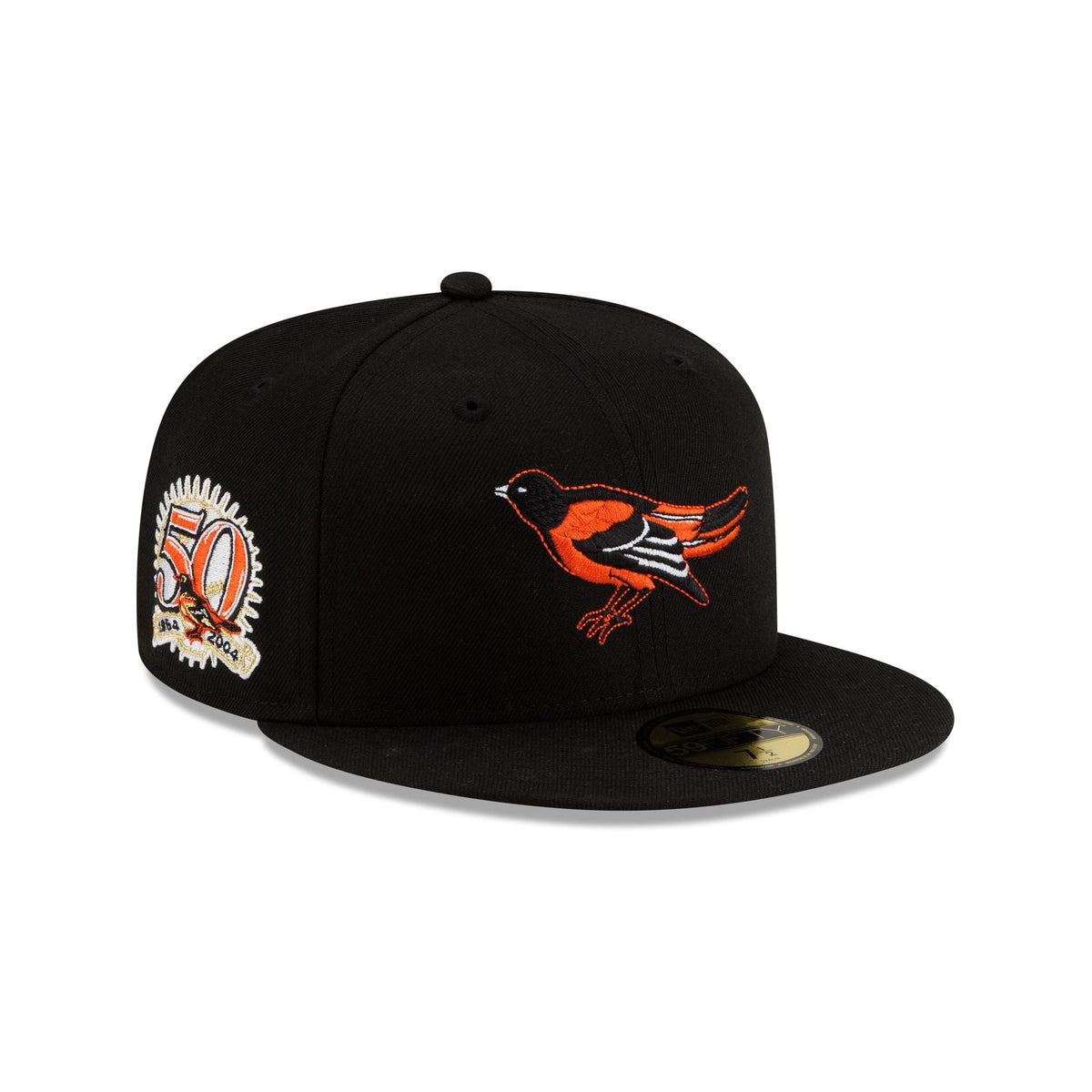 Baltimore Orioles Anniversary Sidepatch 59FIFTY Fitted Hat