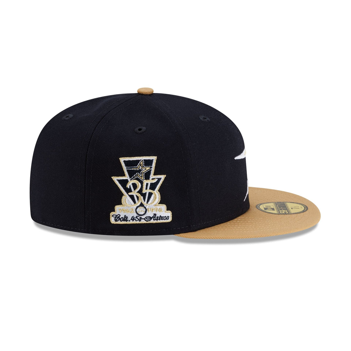 Houston Astros Anniversary Sidepatch 59FIFTY Fitted Hat