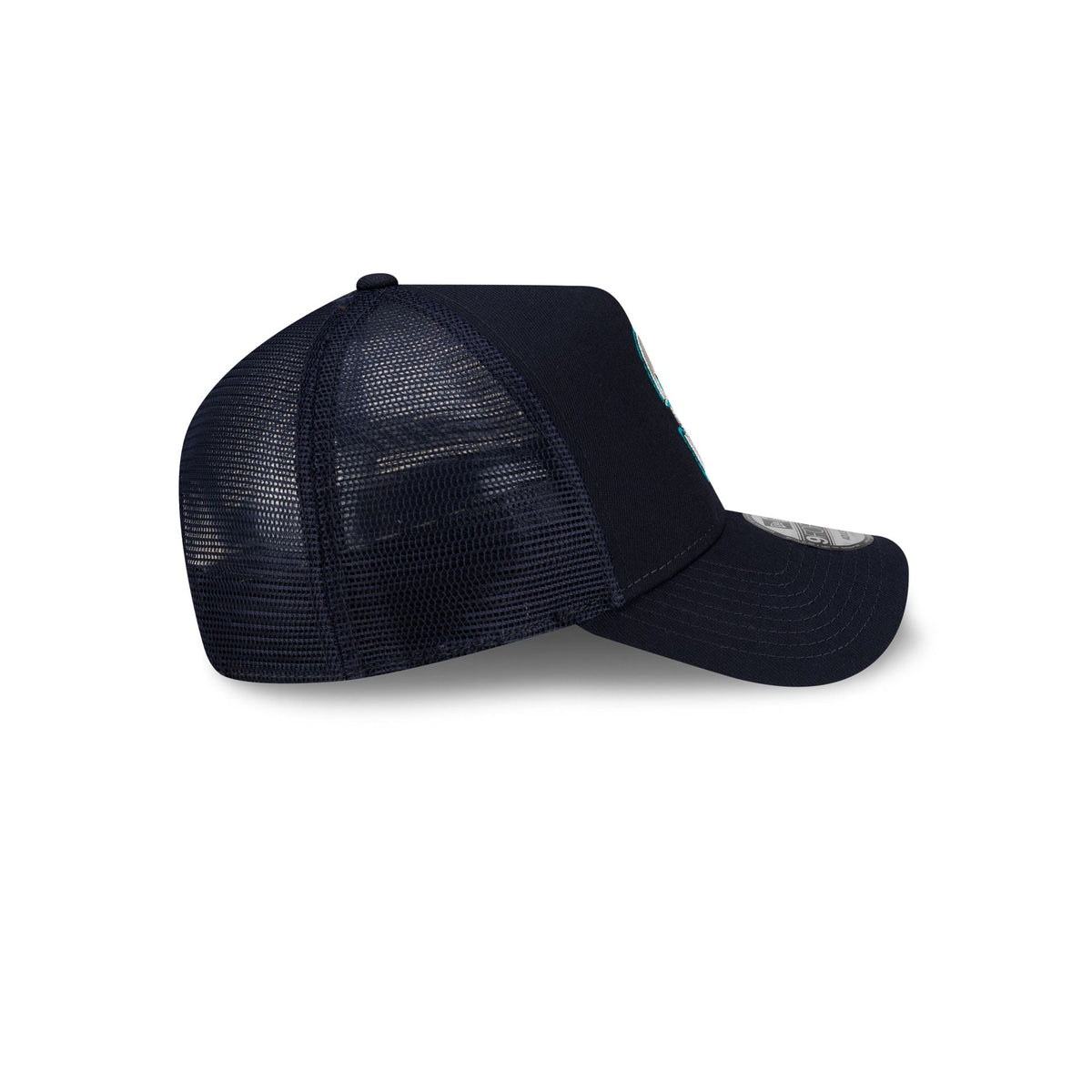 Seattle Mariners Side Script 9FORTY A-Frame Trucker Hat