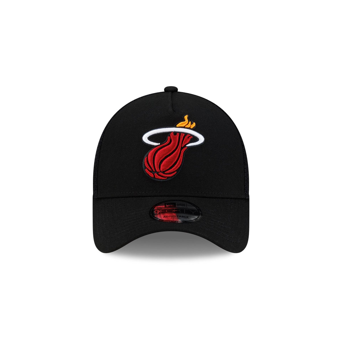 Miami Heat Side Script 9FORTY A-Frame Trucker Hat
