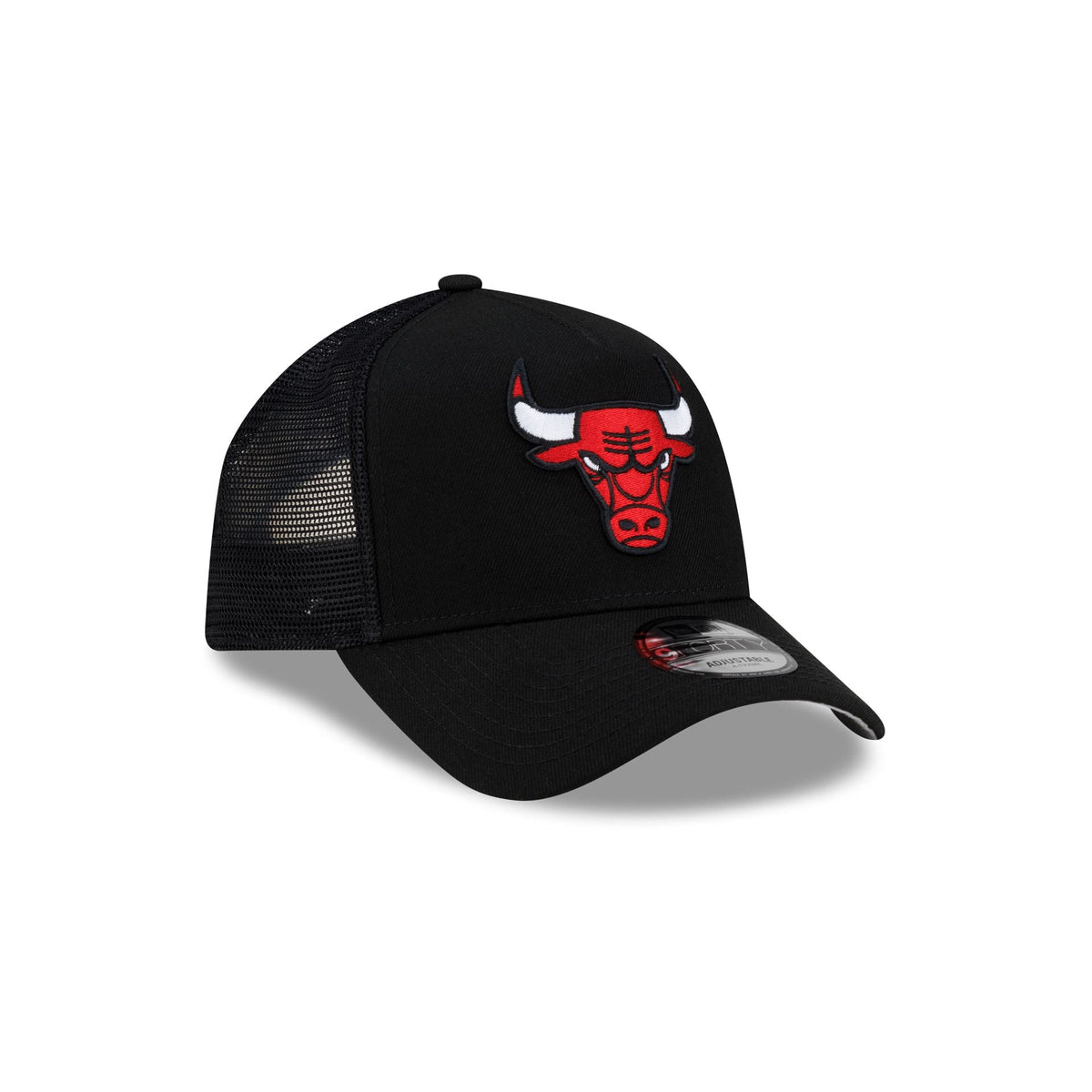 Chicago Bulls Side Script 9FORTY A-Frame Trucker Hat