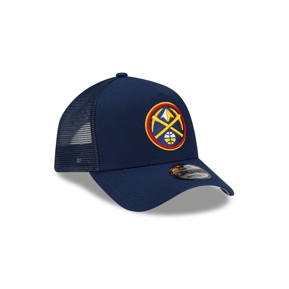 Denver Nuggets Side Script 9FORTY A-Frame Trucker Hat