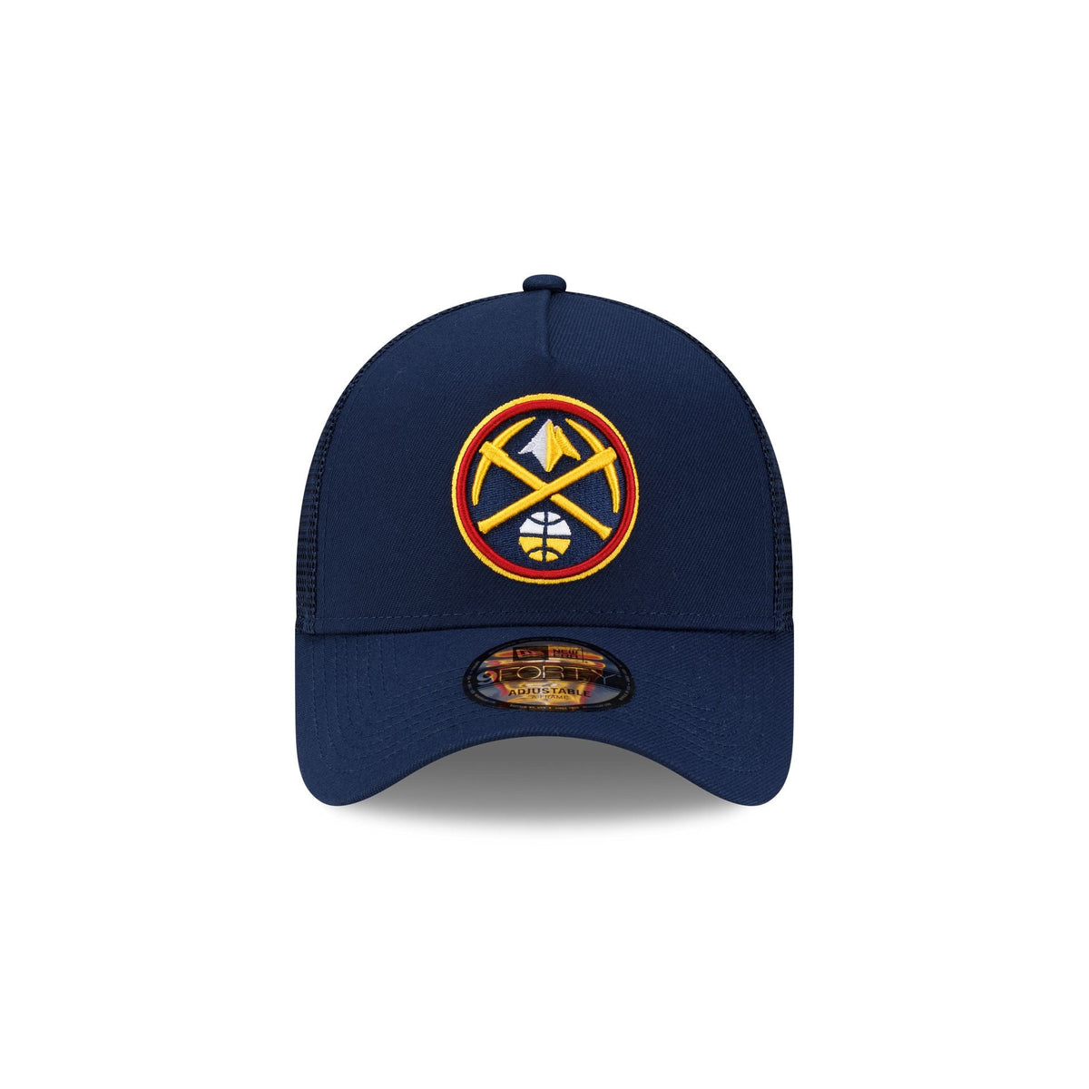 Denver Nuggets Side Script 9FORTY A-Frame Trucker Hat